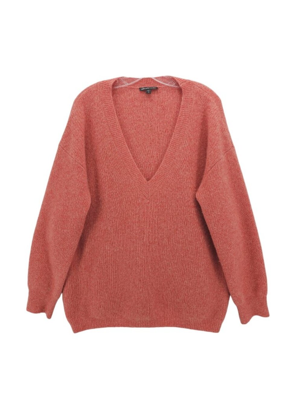JAMES PERSE Cashmere Silk Sweater Deep V-Neck Oversized SOFT! Size 3 - LARGE